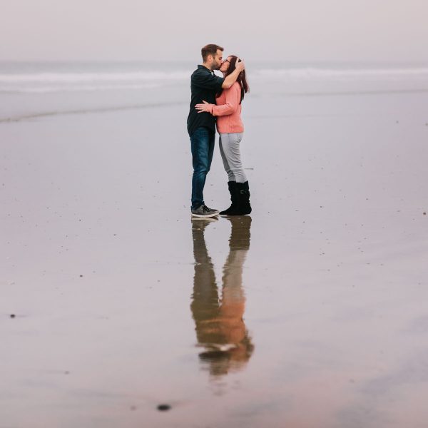 A Chilly Beach Day Cuddle &ndash; Photo by Let's Frolic Together