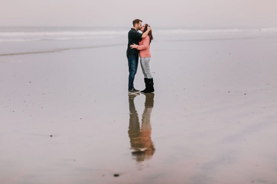 A Chilly Beach Day Cuddle &ndash; Photo by Let's Frolic Together