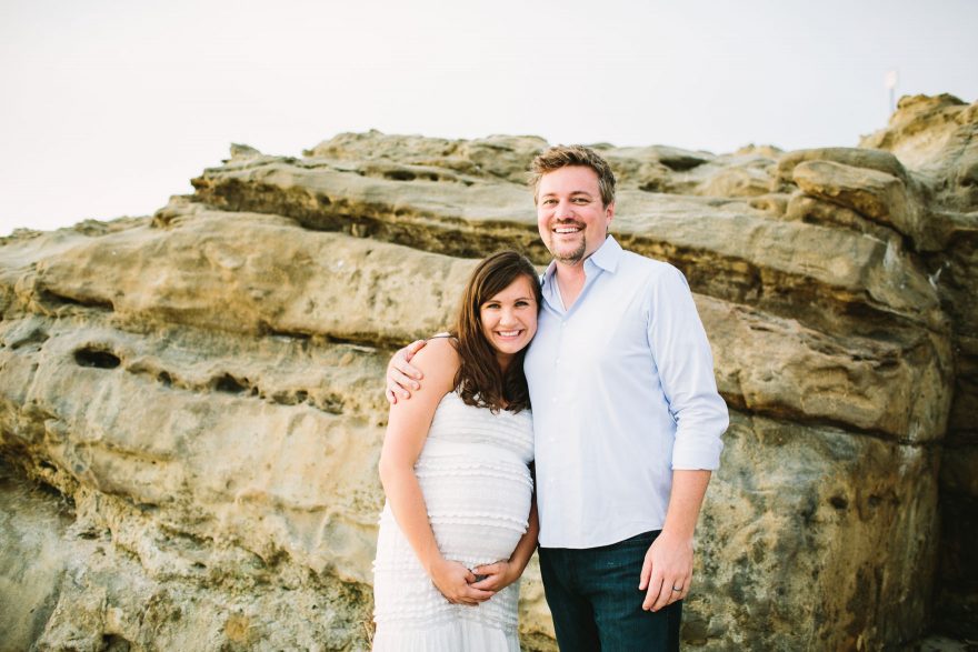 Baby Bump and Sandy Toes – Photo by Let's Frolic Together