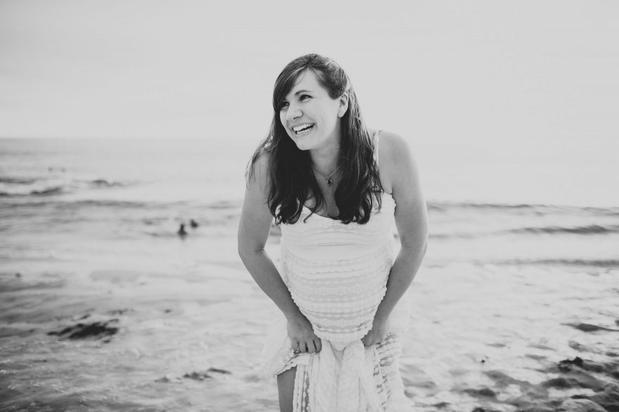 Baby Bump and Sandy Toes – Photo by Let's Frolic Together
