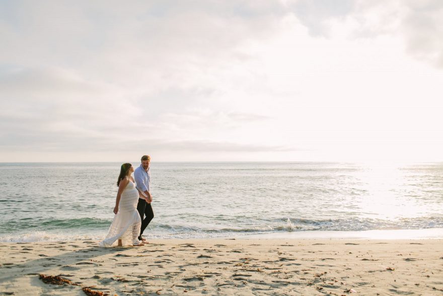 Baby Bump and Sandy Toes – Photo by Let's Frolic Together