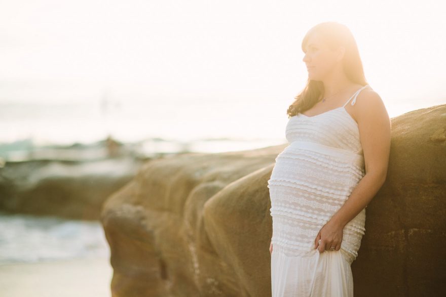 Baby Bump and Sandy Toes – Photo by Let's Frolic Together