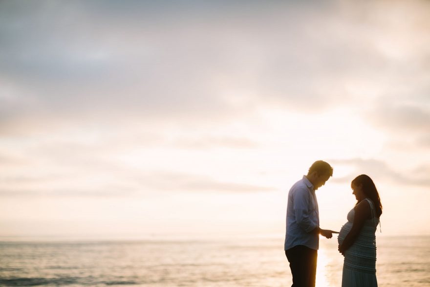 Baby Bump and Sandy Toes – Photo by Let's Frolic Together