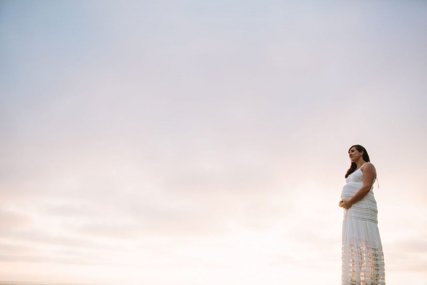 Baby Bump and Sandy Toes – Photo by Let's Frolic Together