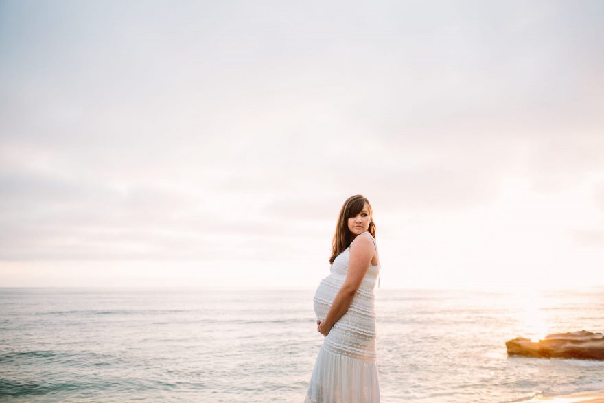 Baby Bump and Sandy Toes – Photo by Let's Frolic Together