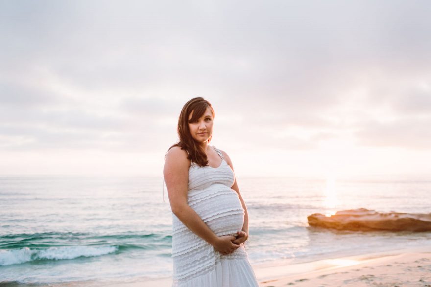 Baby Bump and Sandy Toes – Photo by Let's Frolic Together