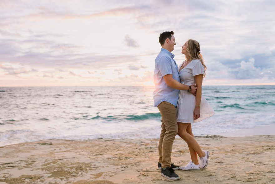 Snuggling under Watercolor Skies &ndash; Photo by Let's Frolic Together