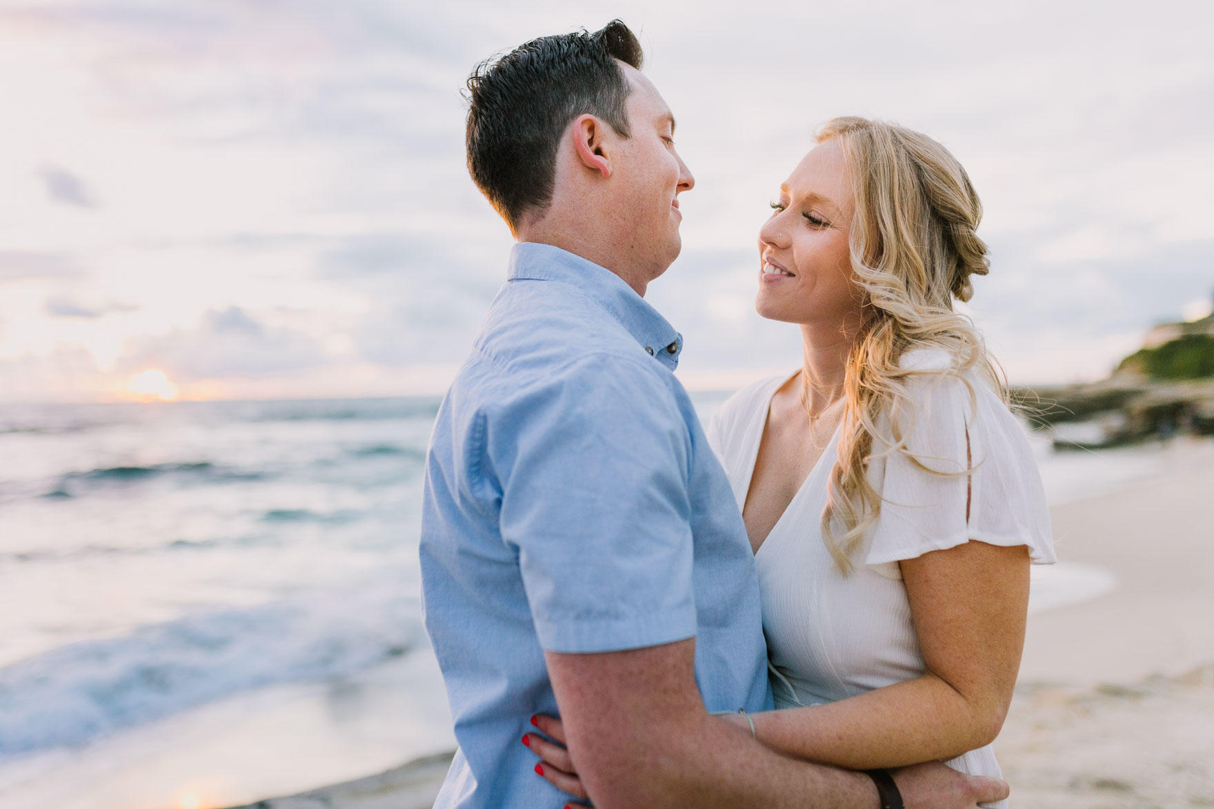 Snuggling under Watercolor Skies – Photo by Let's Frolic Together