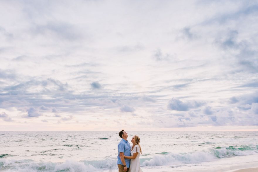 Snuggling under Watercolor Skies &ndash; Photo by Let's Frolic Together