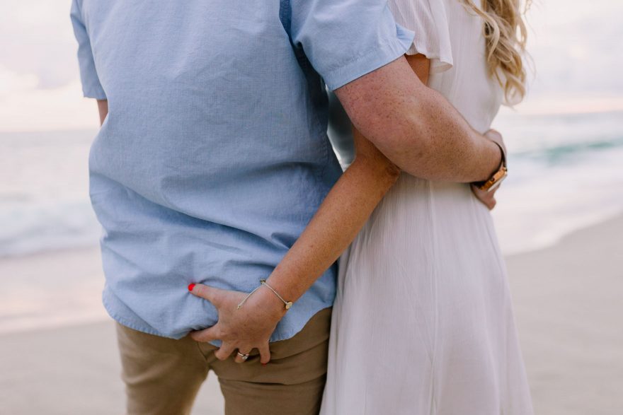 Snuggling under Watercolor Skies &ndash; Photo by Let's Frolic Together