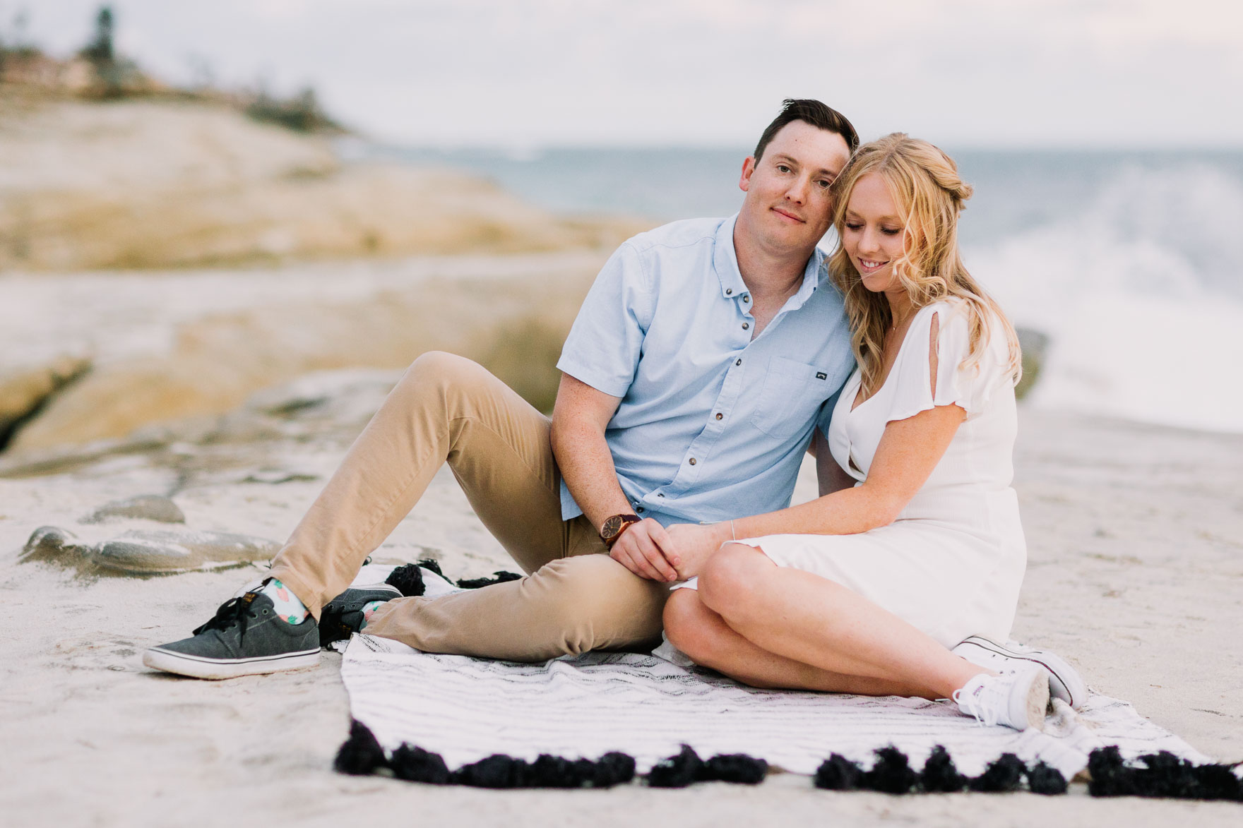 Snuggling under Watercolor Skies – Photo by Let's Frolic Together