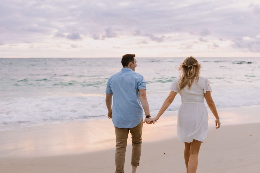 Snuggling under Watercolor Skies &ndash; Photo by Let's Frolic Together