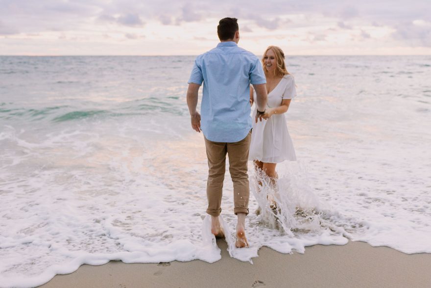 Snuggling under Watercolor Skies &ndash; Photo by Let's Frolic Together