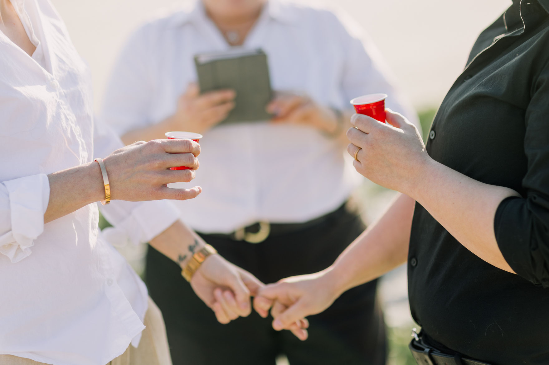 Laid-Back LGBTQ Beach Elopement – Photo by Let's Frolic Together