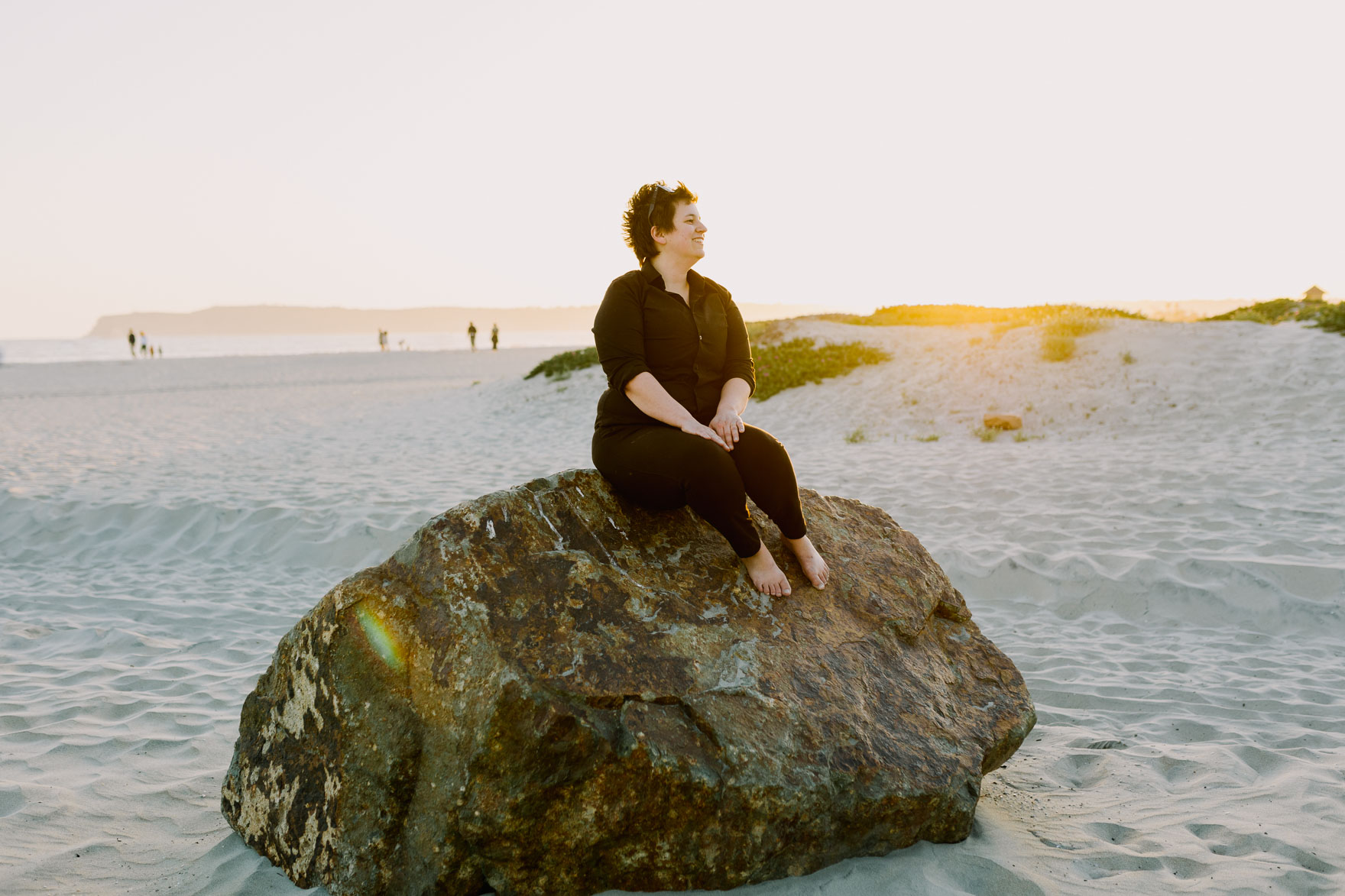 Laid-Back LGBTQ Beach Elopement – Photo by Let's Frolic Together
