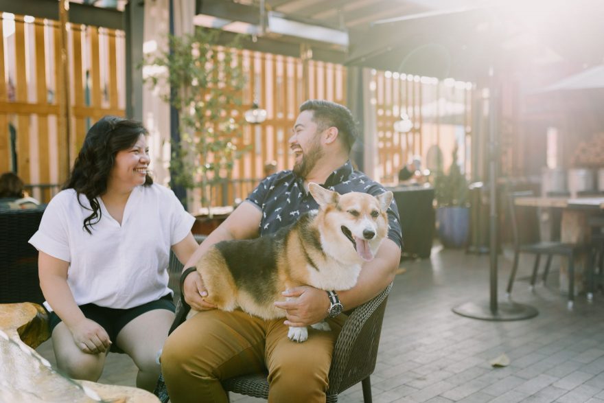 Yummy Cocktails & Corgi Love – Photo by Let's Frolic Together
