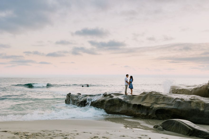 Four-Legged La Jolla Splashing – Photo by Let's Frolic Together