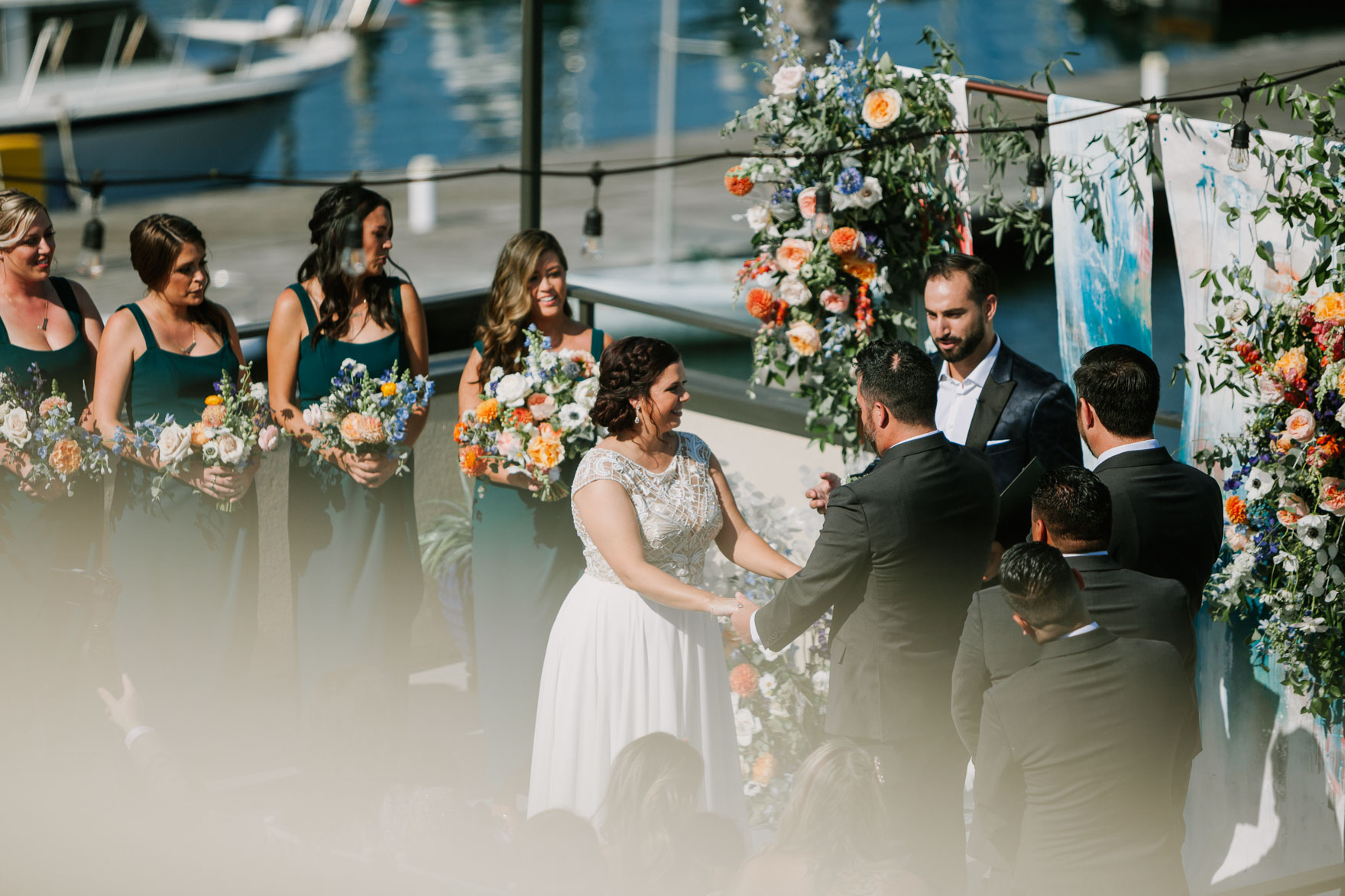 Harborview Loft Wedding Bash – Photo by Let's Frolic Together