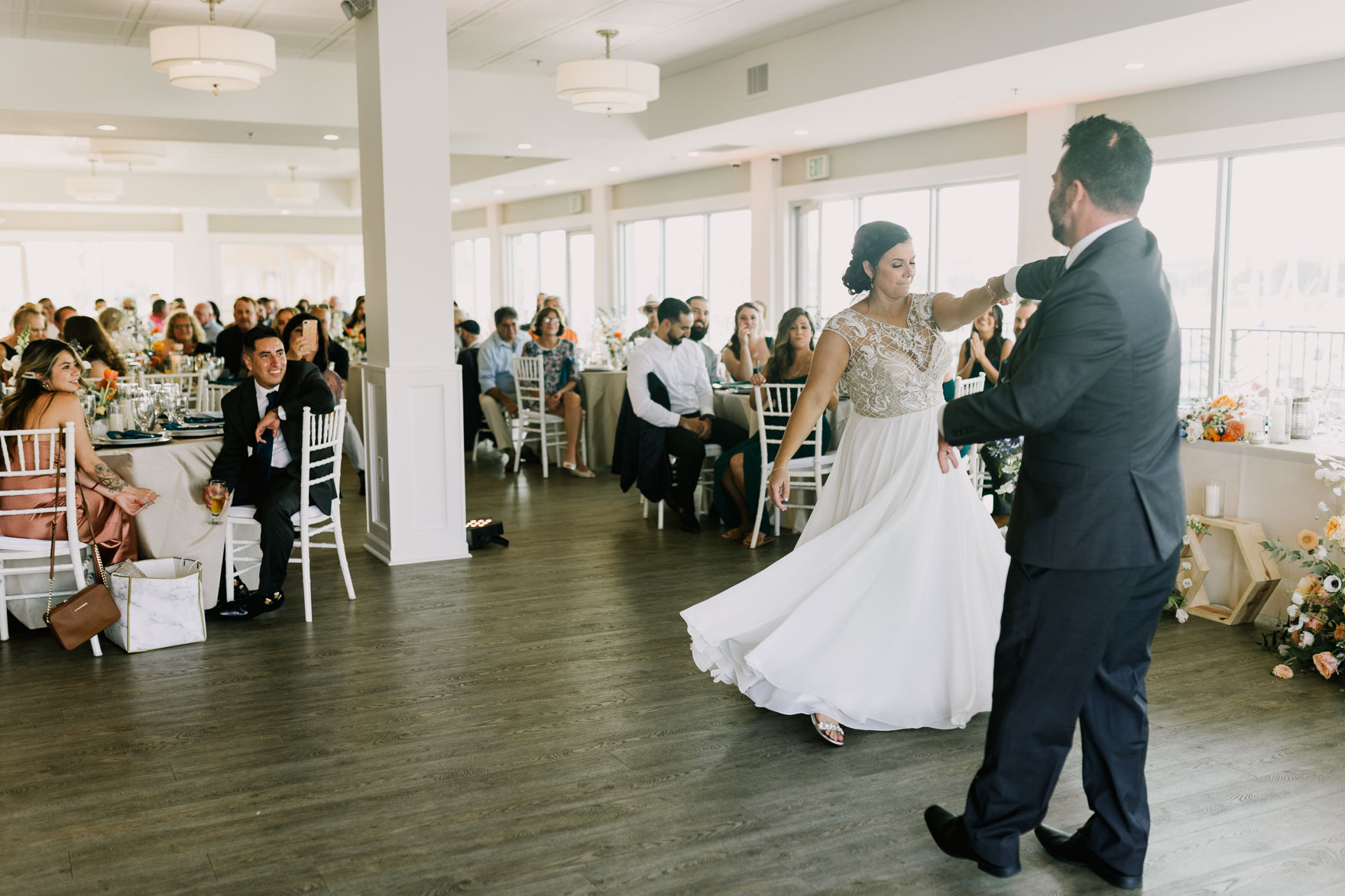 Harborview Loft Wedding Bash – Photo by Let's Frolic Together