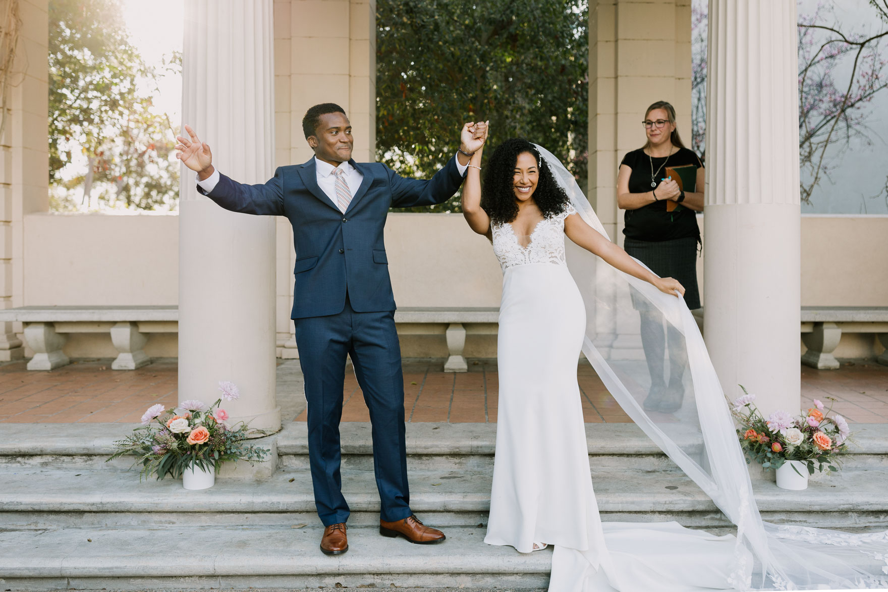 Alcazar Garden Tiny Wedding – Photo by Let's Frolic Together