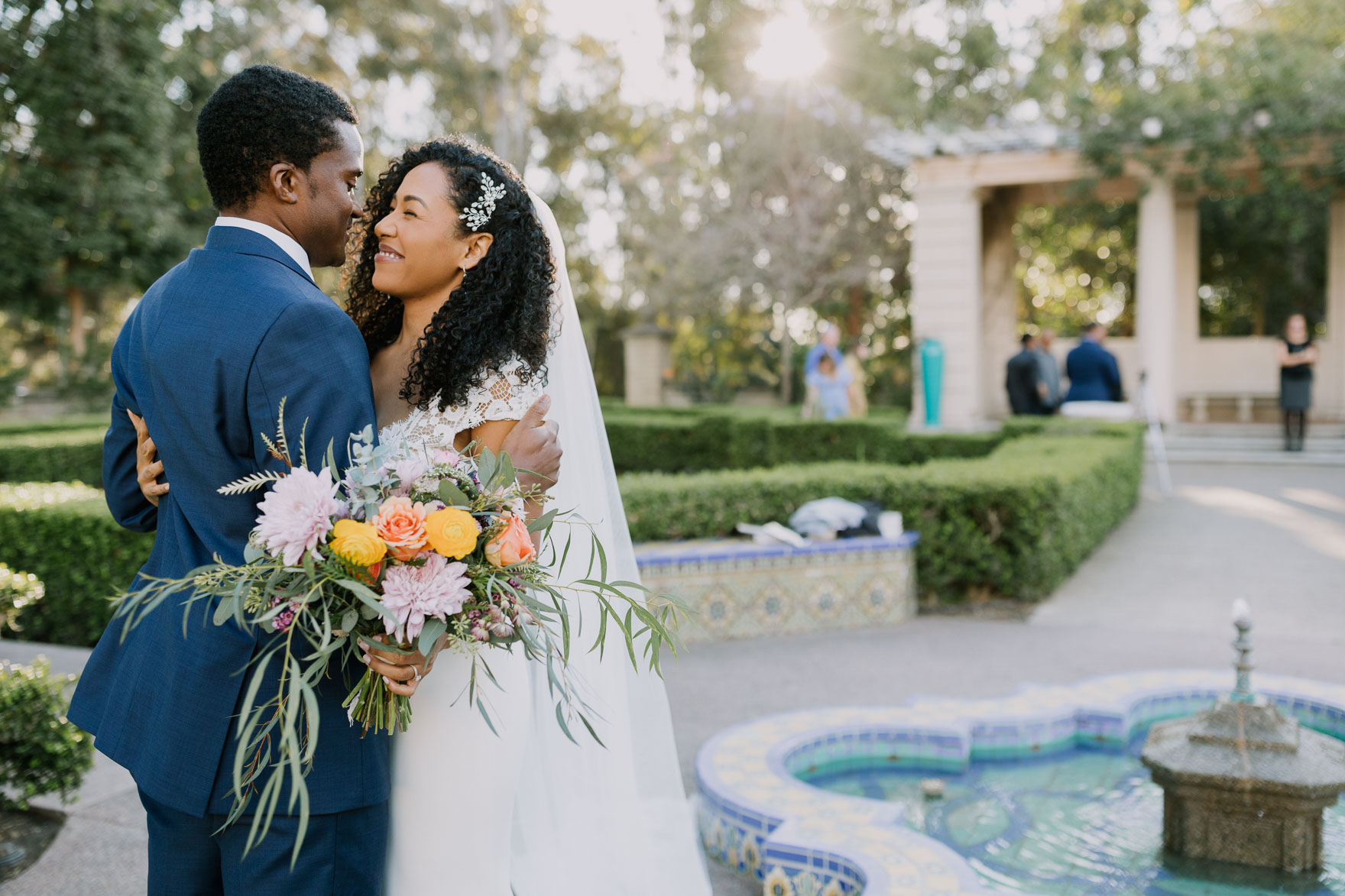 Alcazar Garden Tiny Wedding – Photo by Let's Frolic Together
