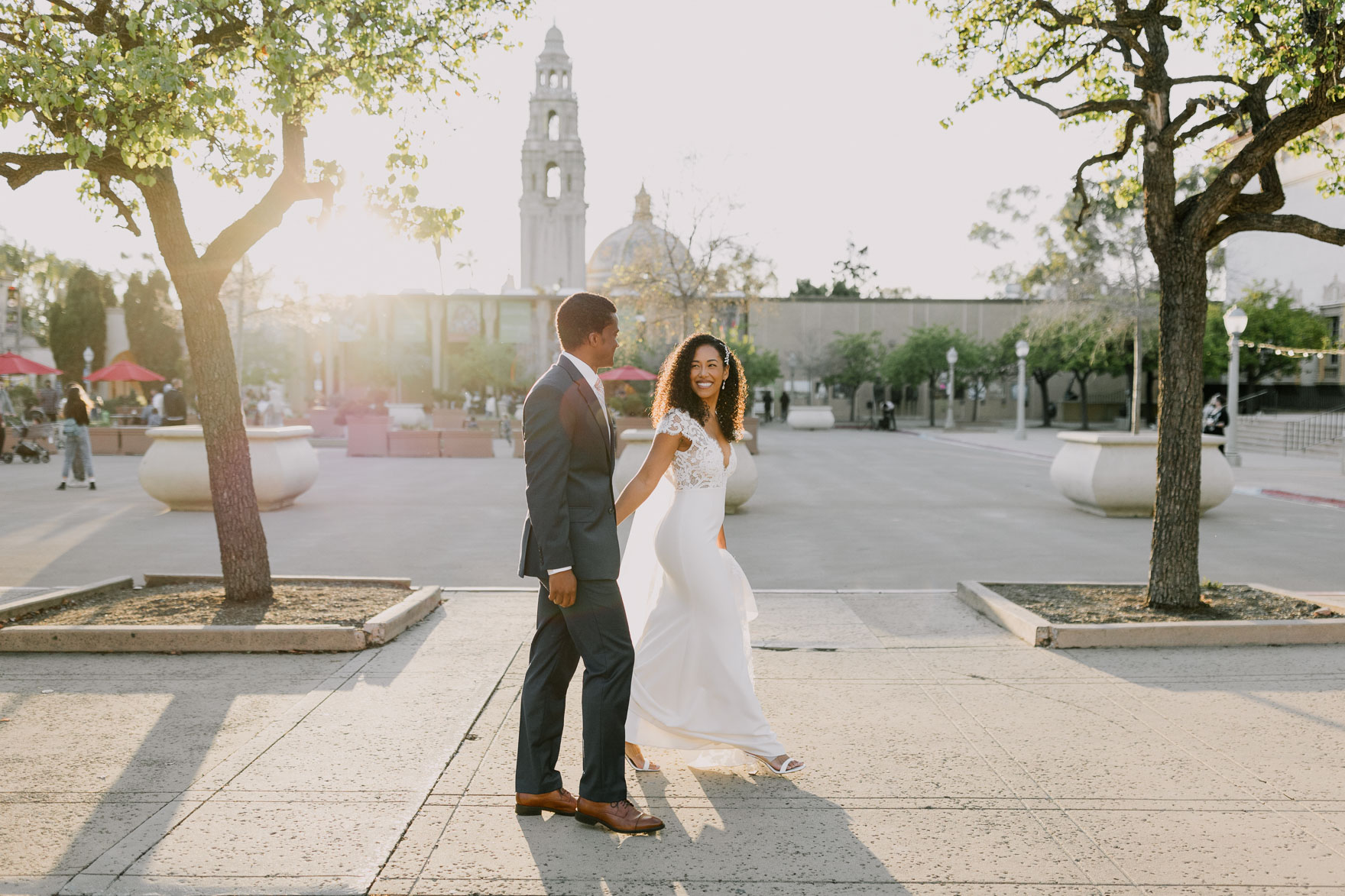 Alcazar Garden Tiny Wedding – Photo by Let's Frolic Together