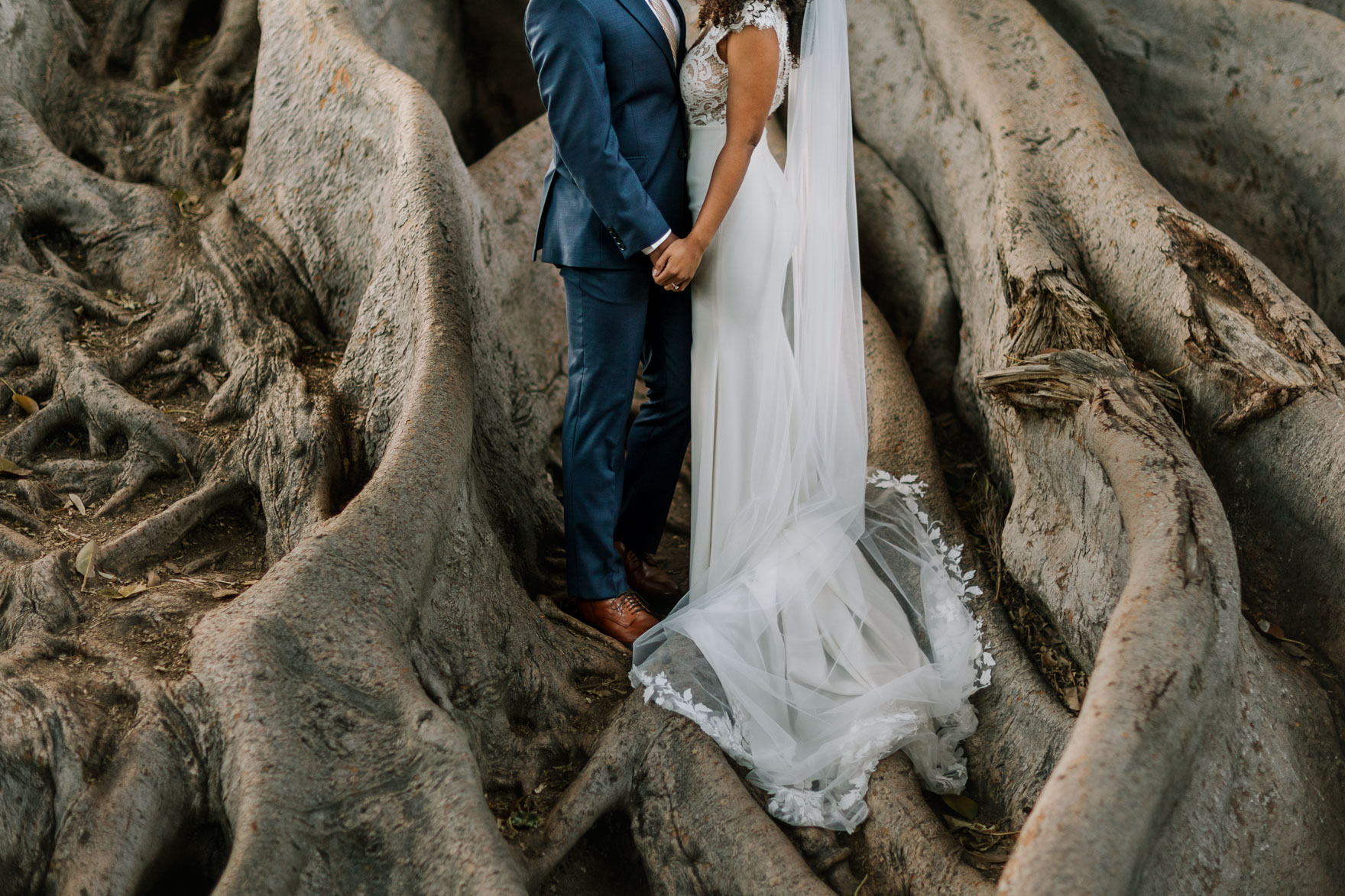 Alcazar Garden Tiny Wedding – Photo by Let's Frolic Together
