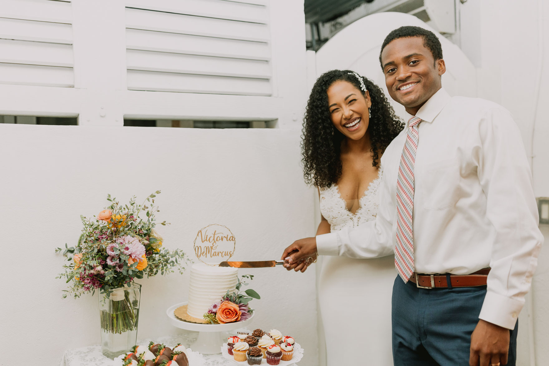 Alcazar Garden Tiny Wedding – Photo by Let's Frolic Together