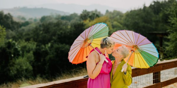 Disco-Tropical Queer Wedding &ndash; Photo by Let's Frolic Together