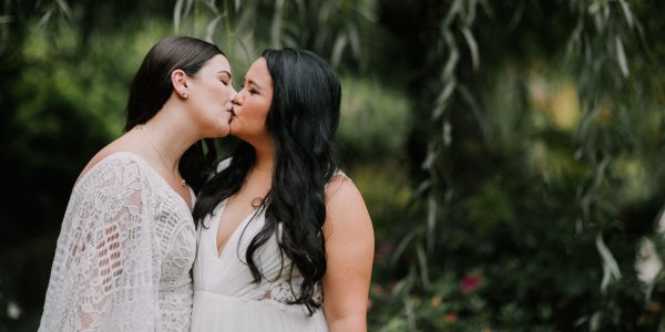 Queer Japanese Garden Rainy Union &ndash; Photo by Let's Frolic Together