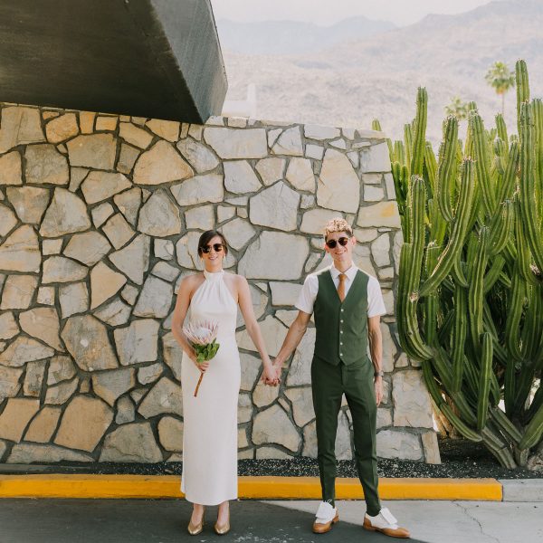 Laid-Back Pool Party Wedding &ndash; Photo by Let's Frolic Together