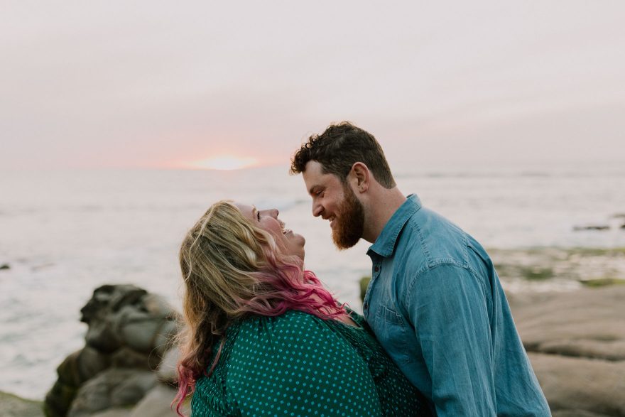 Sweet Giggly Tenderness in La Jolla &ndash; Photo by Let's Frolic Together